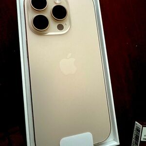 This is a brand new never used iPhone 16 pro. Unlocked 256 storage DESERT COLOR